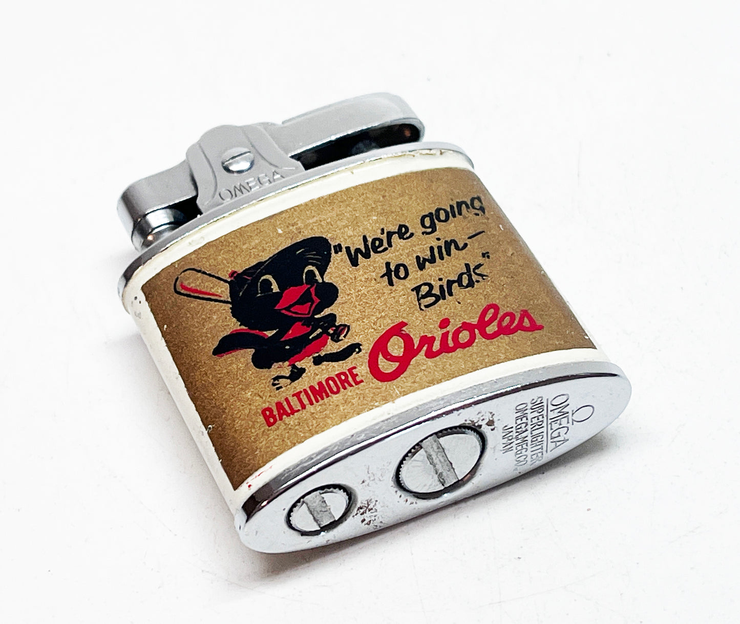 1950s Baltimore Orioles MLB Baseball Kent Cigarettes Lighter