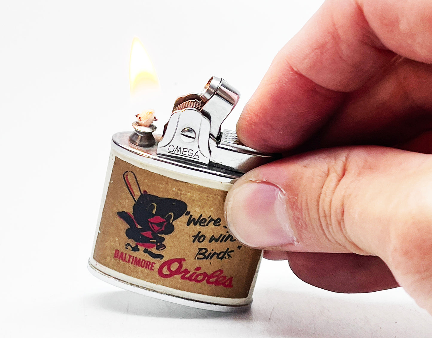 1950s Baltimore Orioles MLB Baseball Kent Cigarettes Lighter