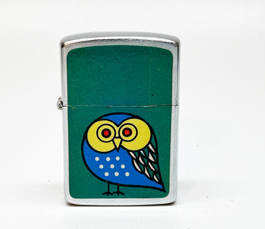 1960s Owl My-Lite Brand Hippie Lighter