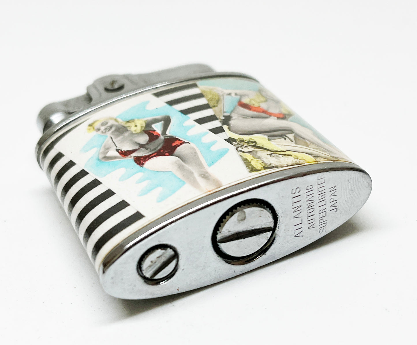 Working 1950s Pinup Girl Japanese Lighter