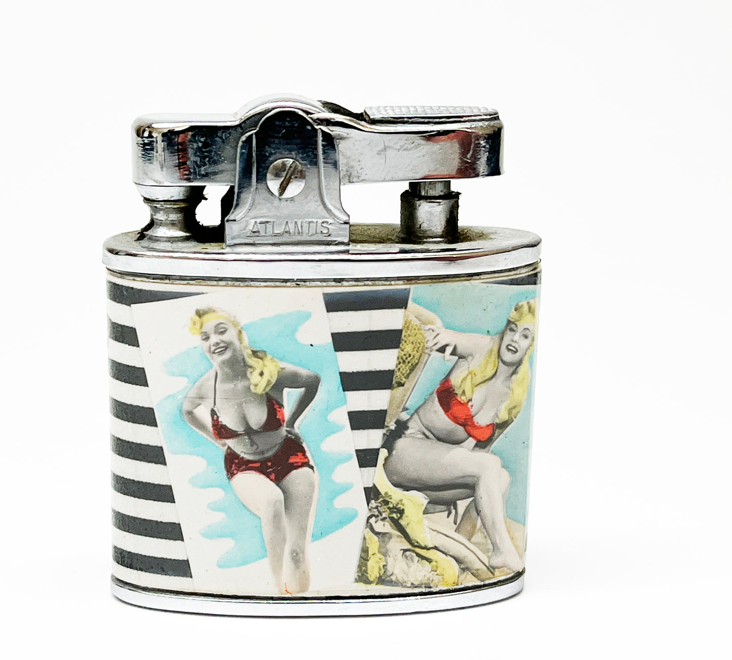 Working 1950s Pinup Girl Japanese Lighter
