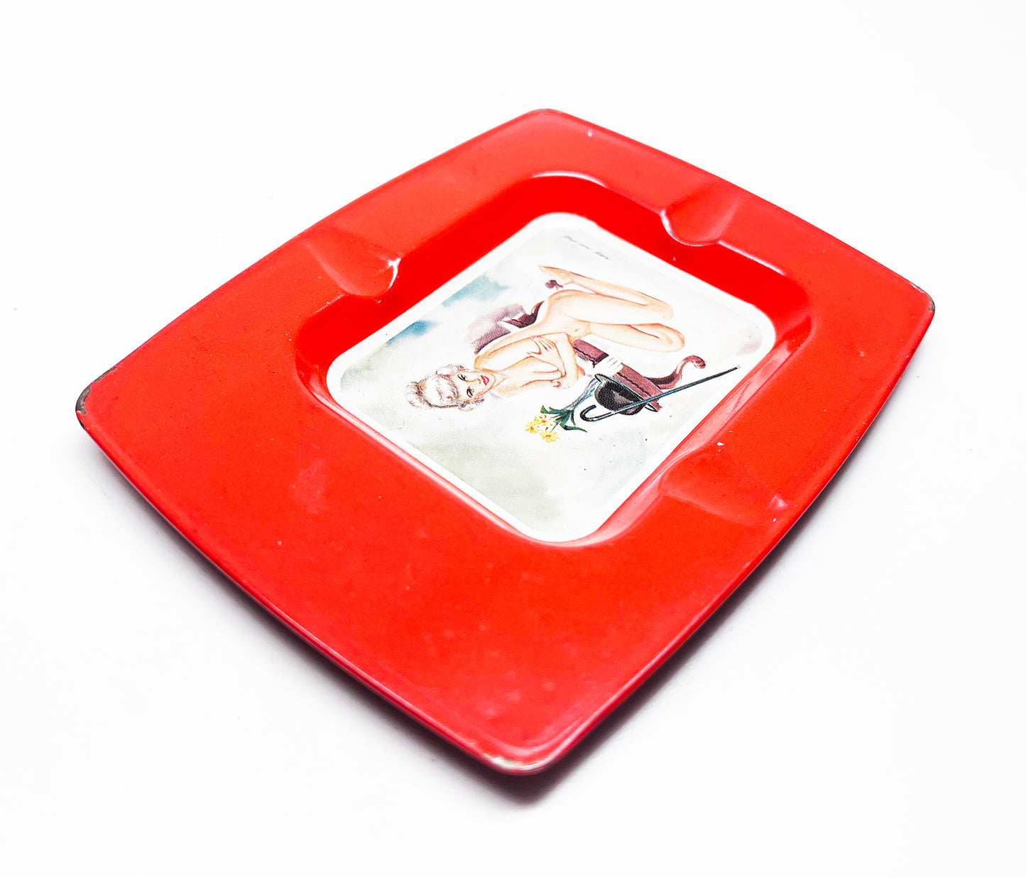 1950s Pinup Girl Ashtray