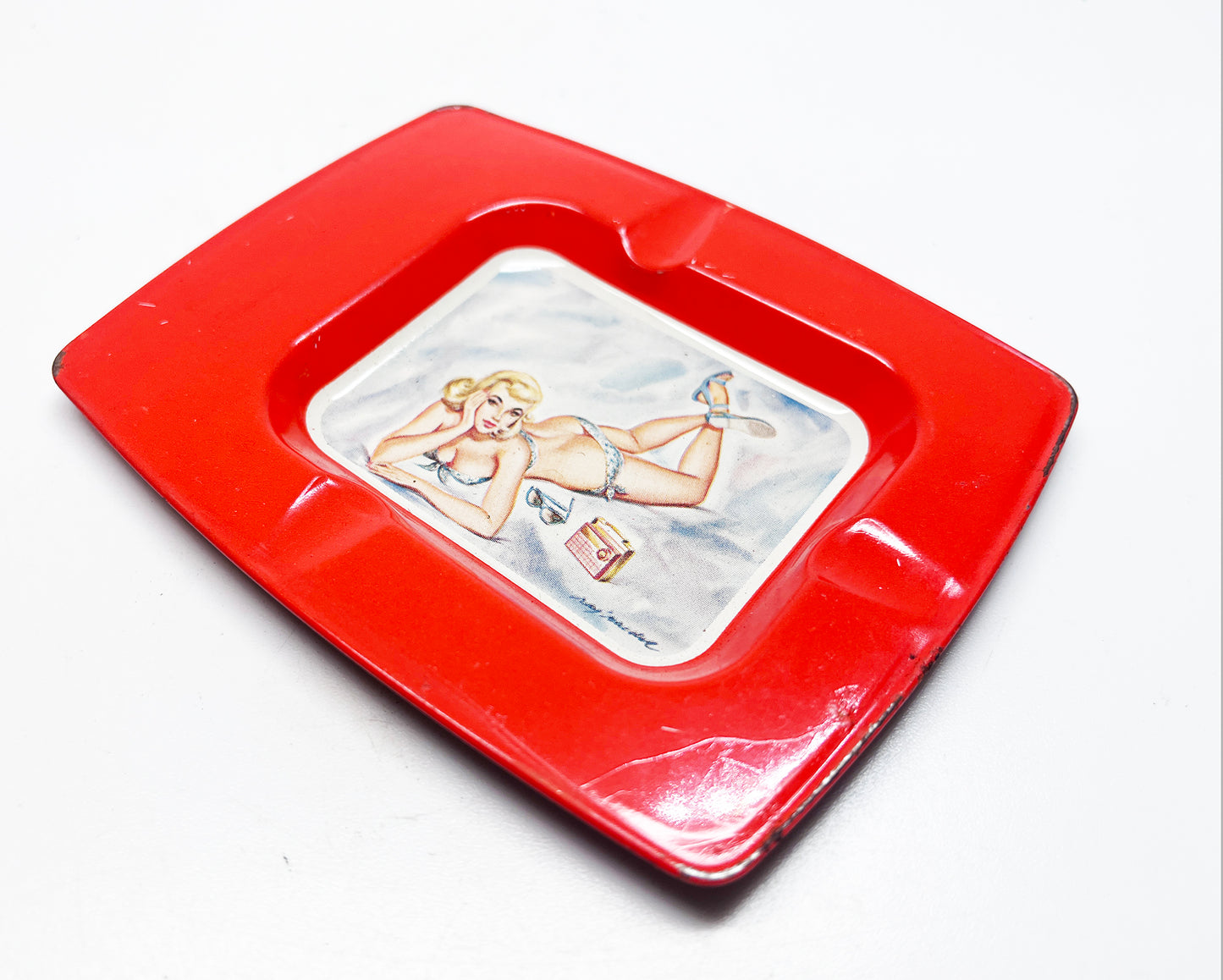 1950s Pinup Girl Ashtray