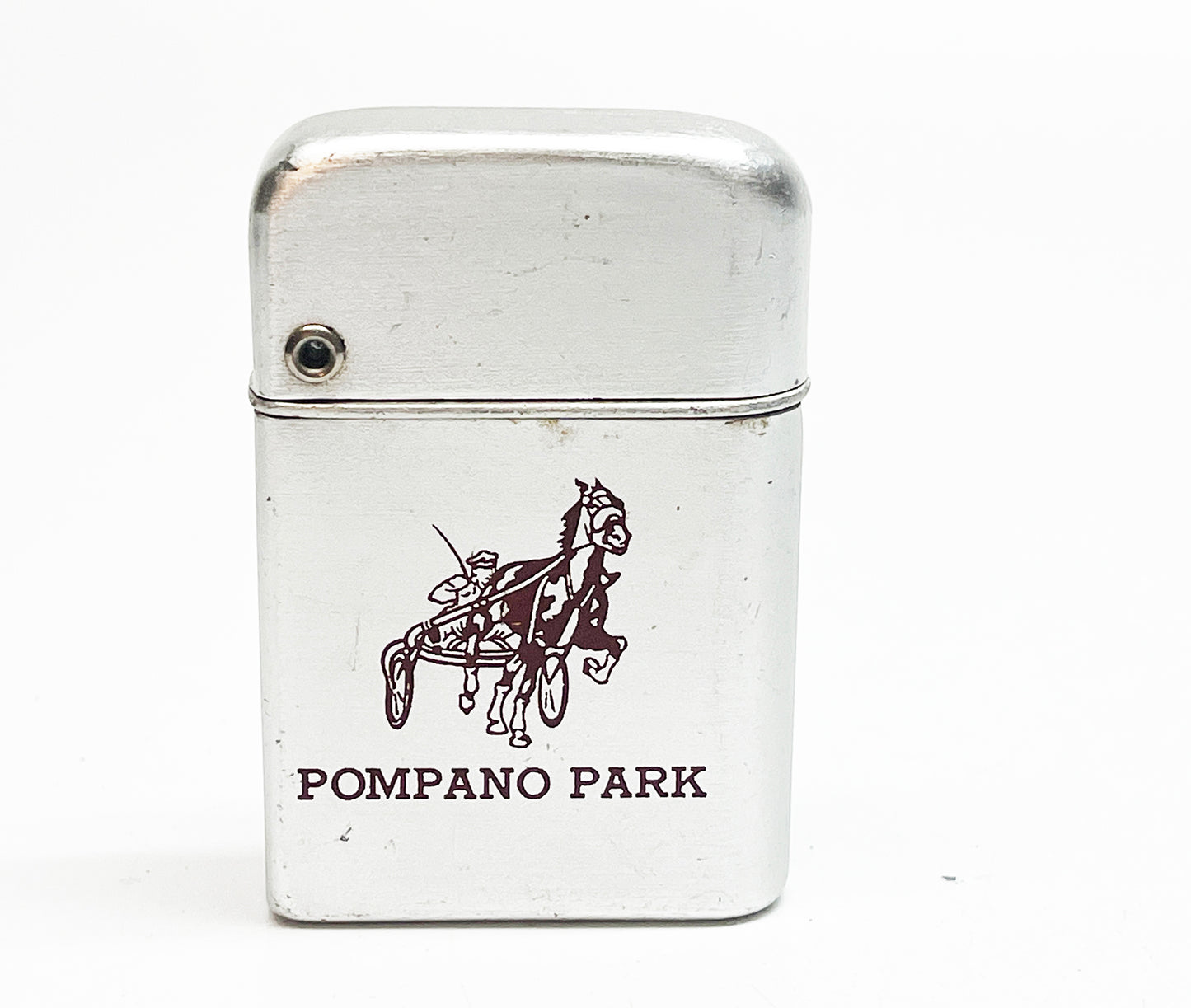 1960s Pompan Park Horse Harness Racing Storm Master Lighter