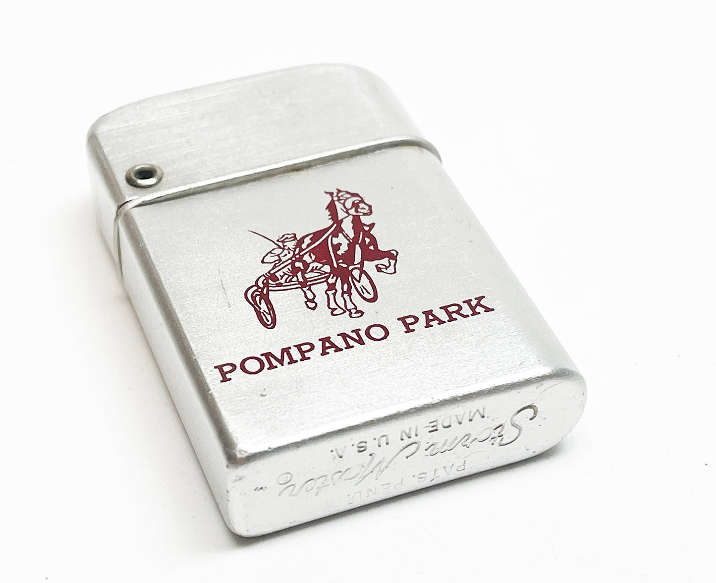 1960s Pompan Park Horse Harness Racing Storm Master Lighter