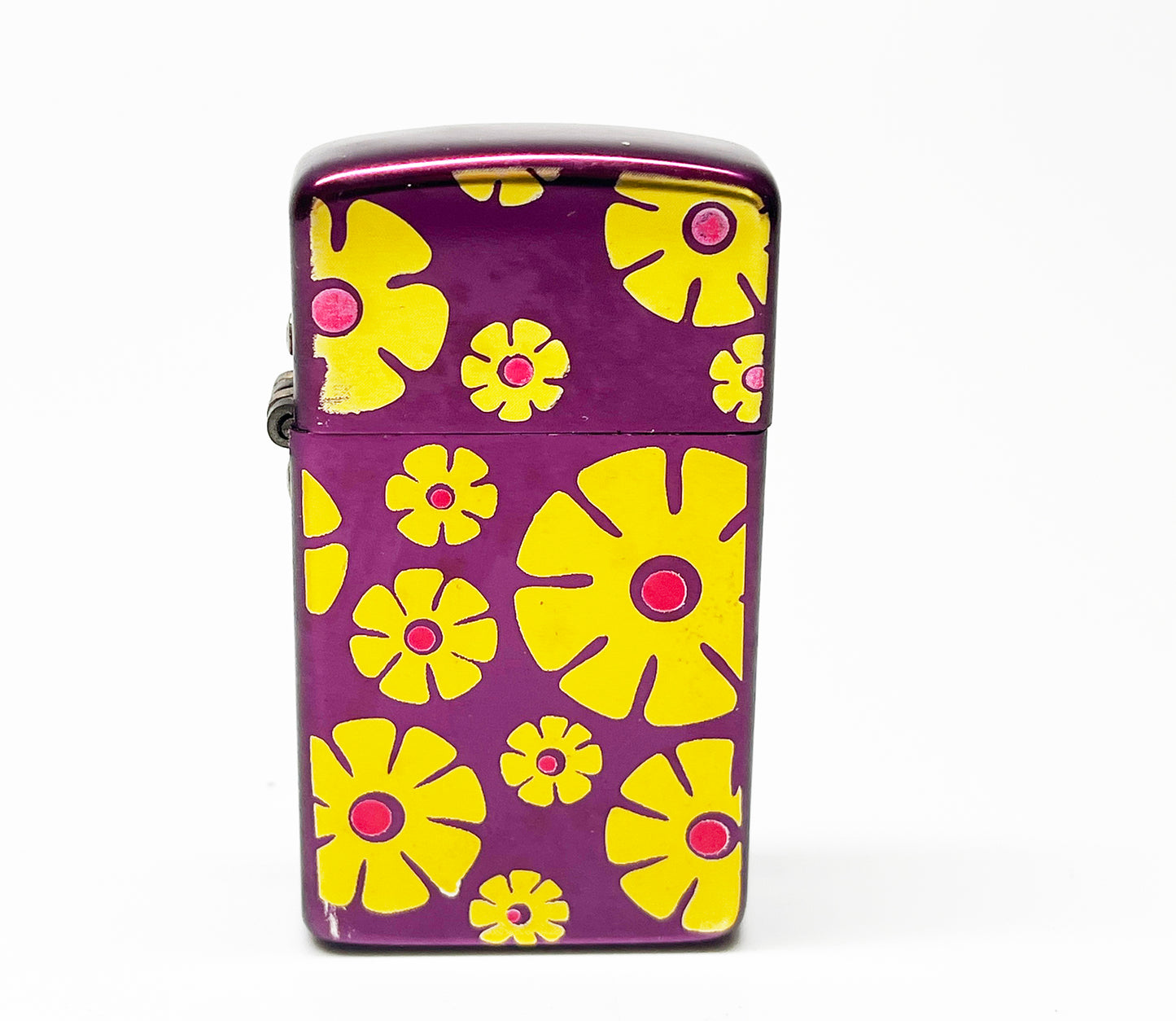 Purple Flower Hippie Storm King 1950s Lighter