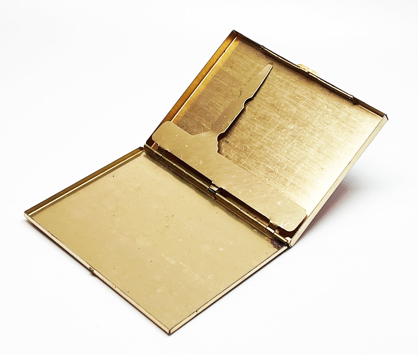1950s Red Enameled Card / Cigarette Case