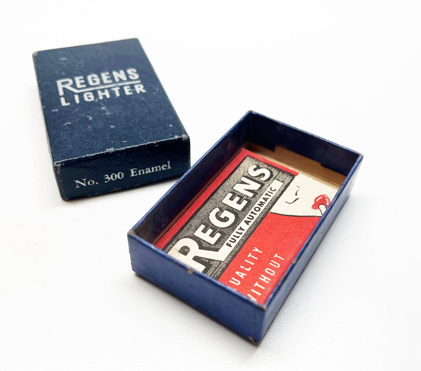 Working 1930s United States Air Force Regens Lighter in Original Box with Instructions