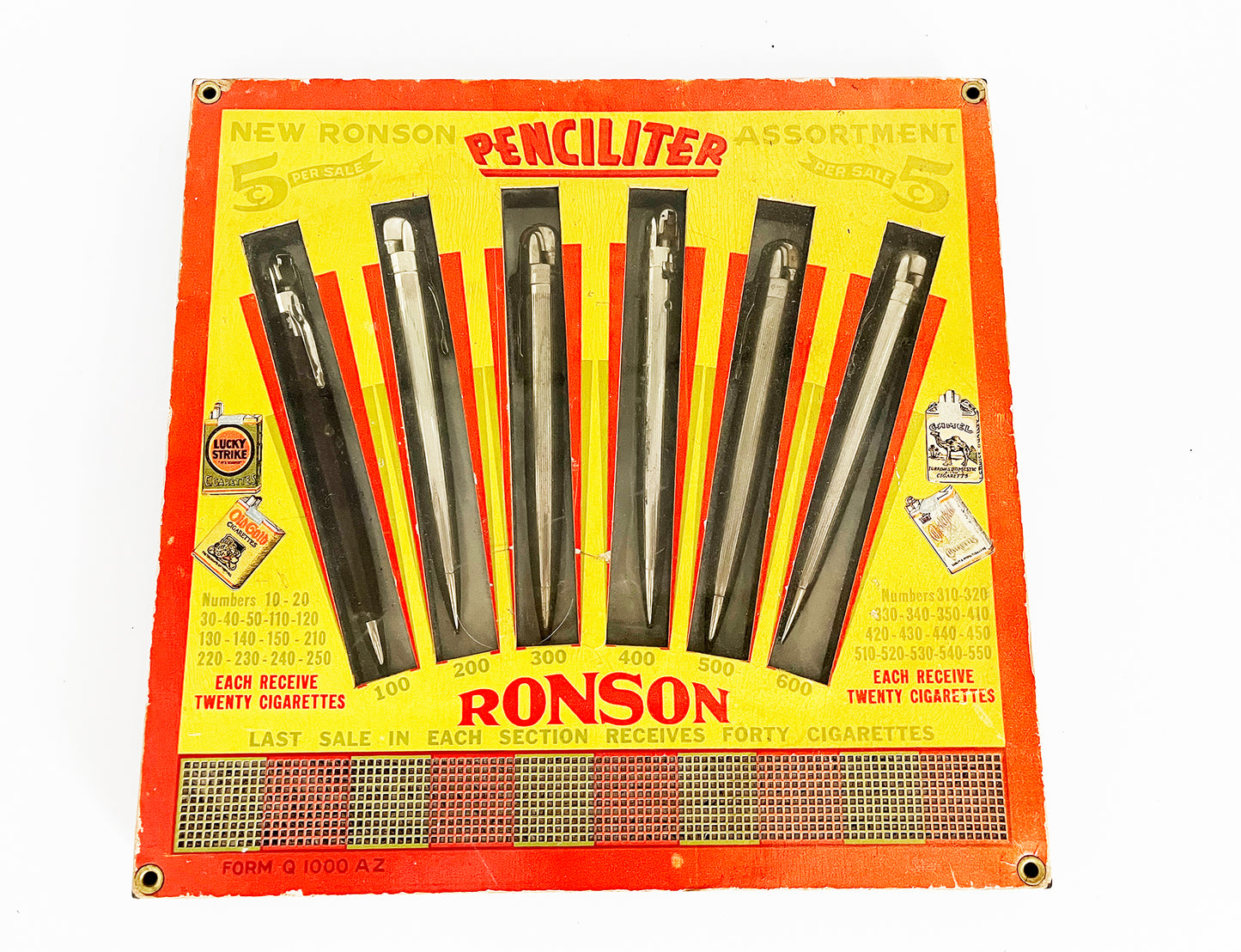 Rare Ronson 1950s Penciliter Trade Stimulator