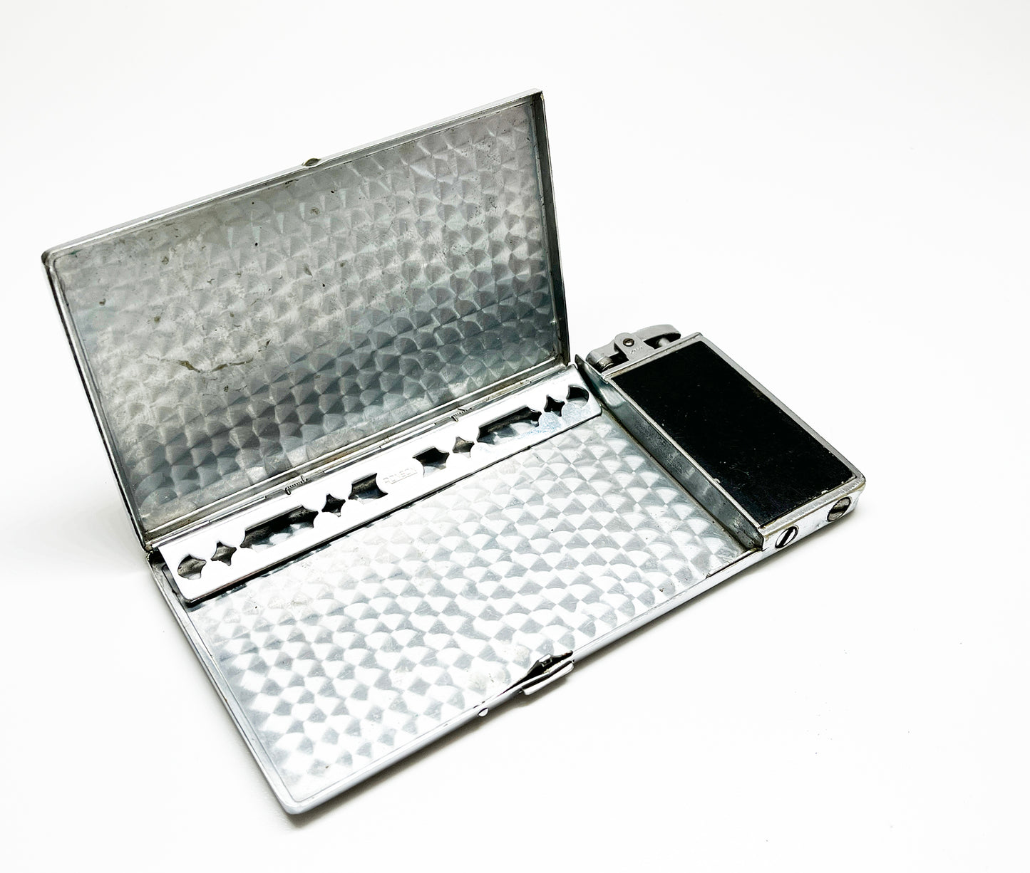 Ronson Fourteencase 1930s Lighter and Cigarette Case Combination
