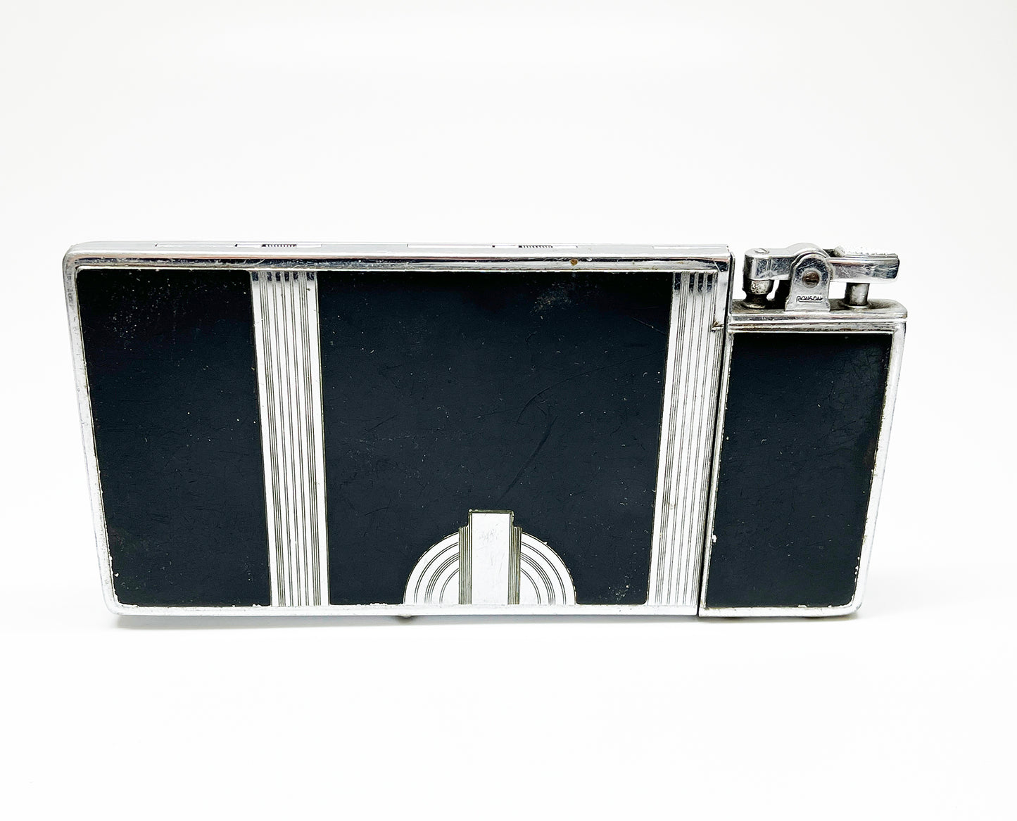 Ronson Fourteencase 1930s Lighter and Cigarette Case Combination