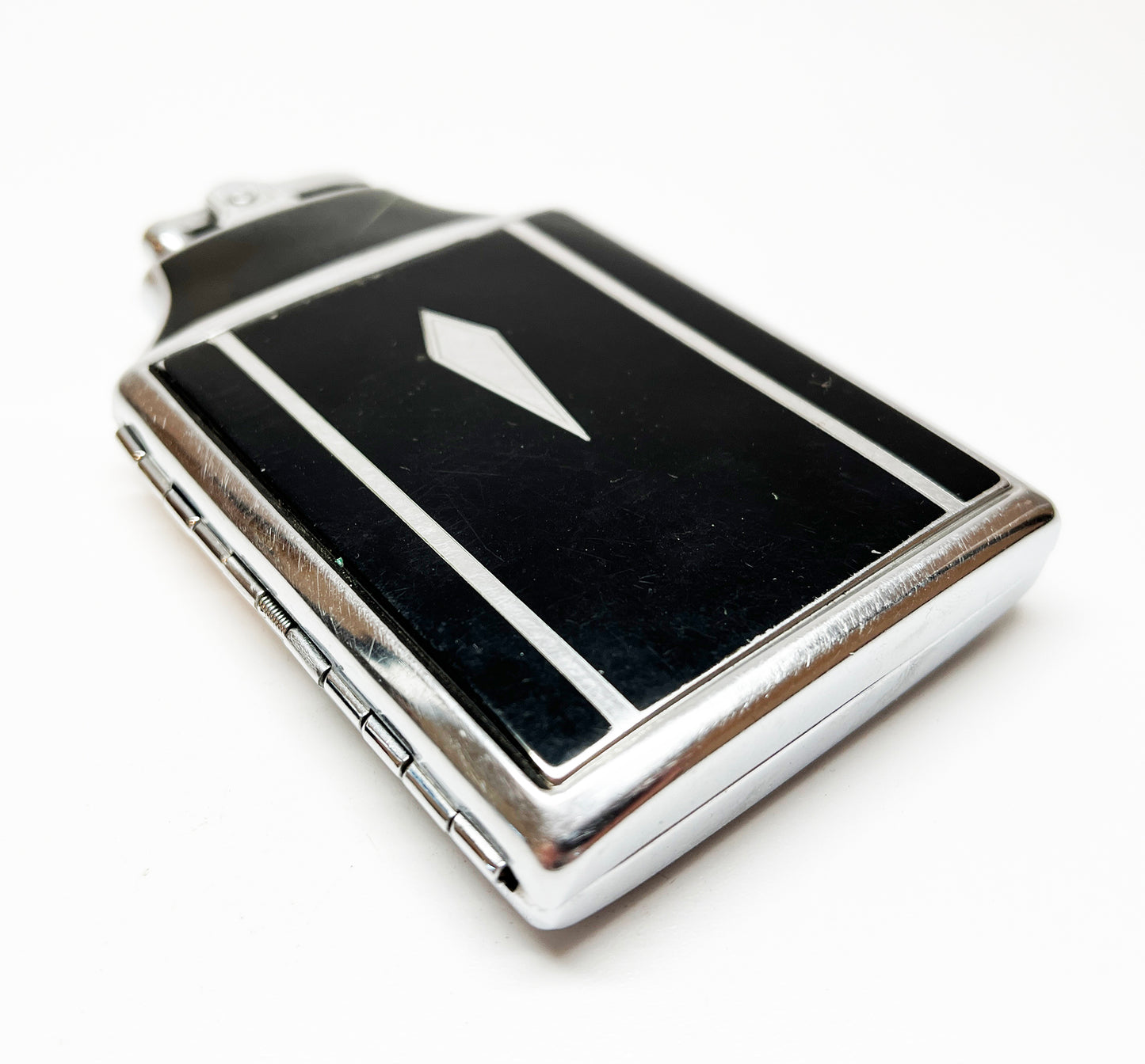 Working Ronson Mastercase 1940s Lighter & Case Combination