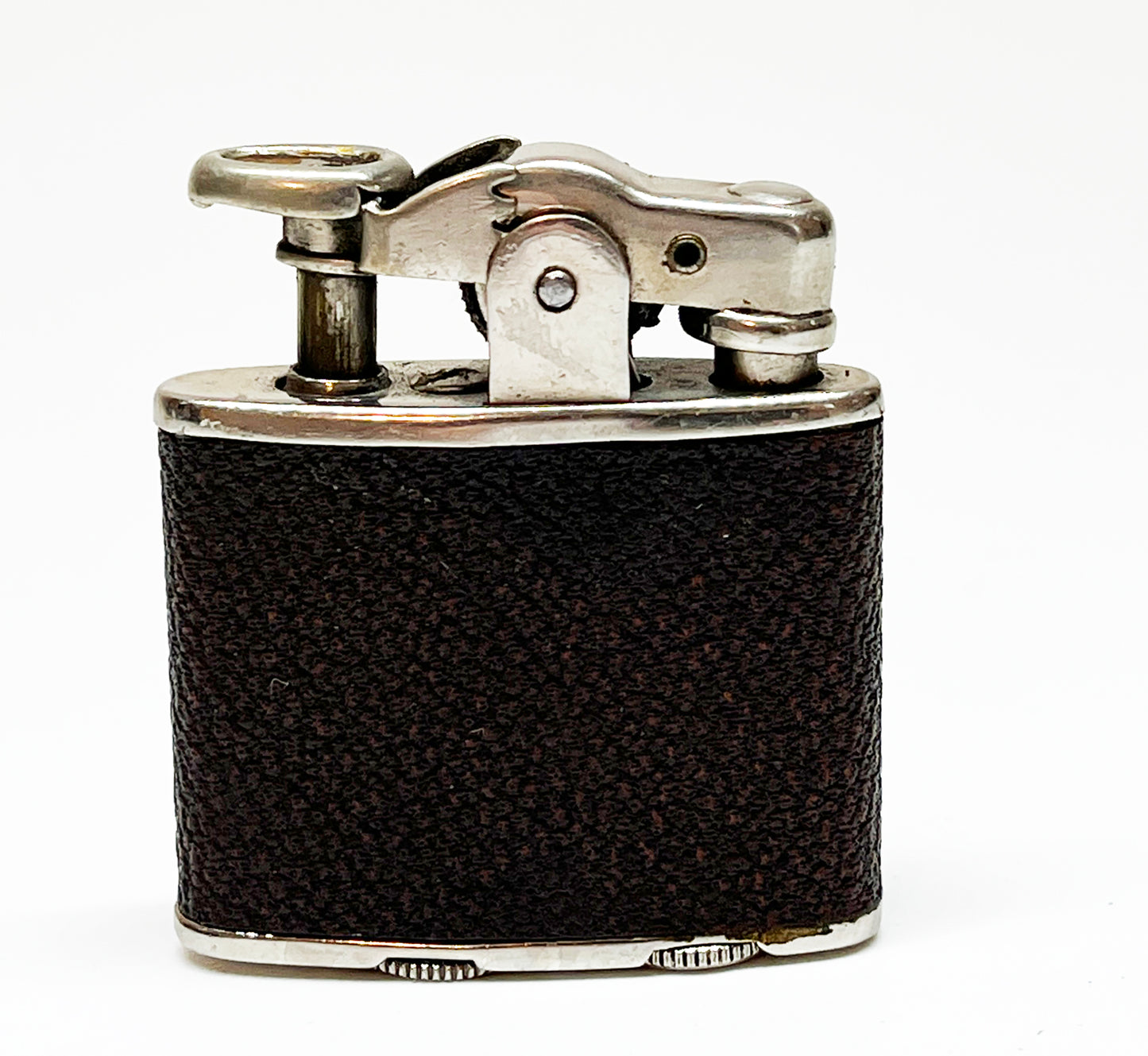 1930s Ronson De-Light Junior Leather-Wrapped Lighter