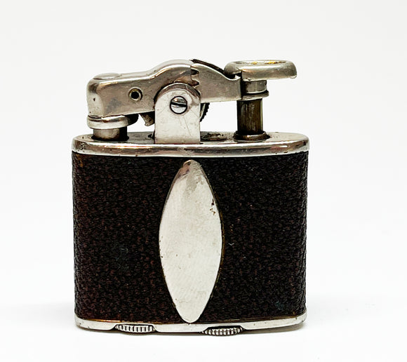 1930s Ronson De-Light Junior Leather-Wrapped Lighter