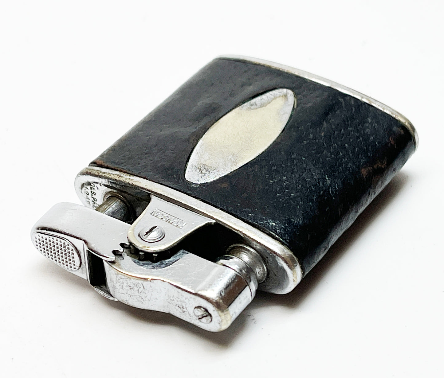 1930s Ronson De-Light Leather-Wrapped Lighter