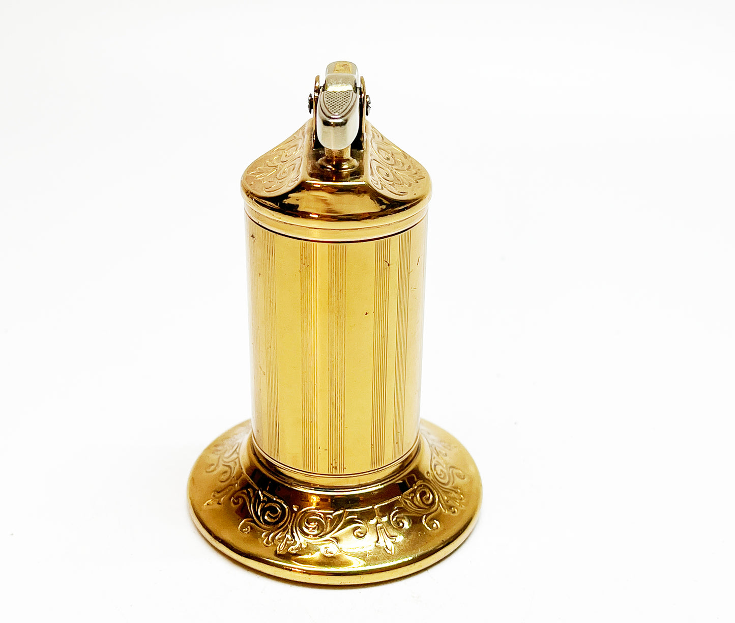 1930s Ronson Duchess Gold Plated Table Lighter