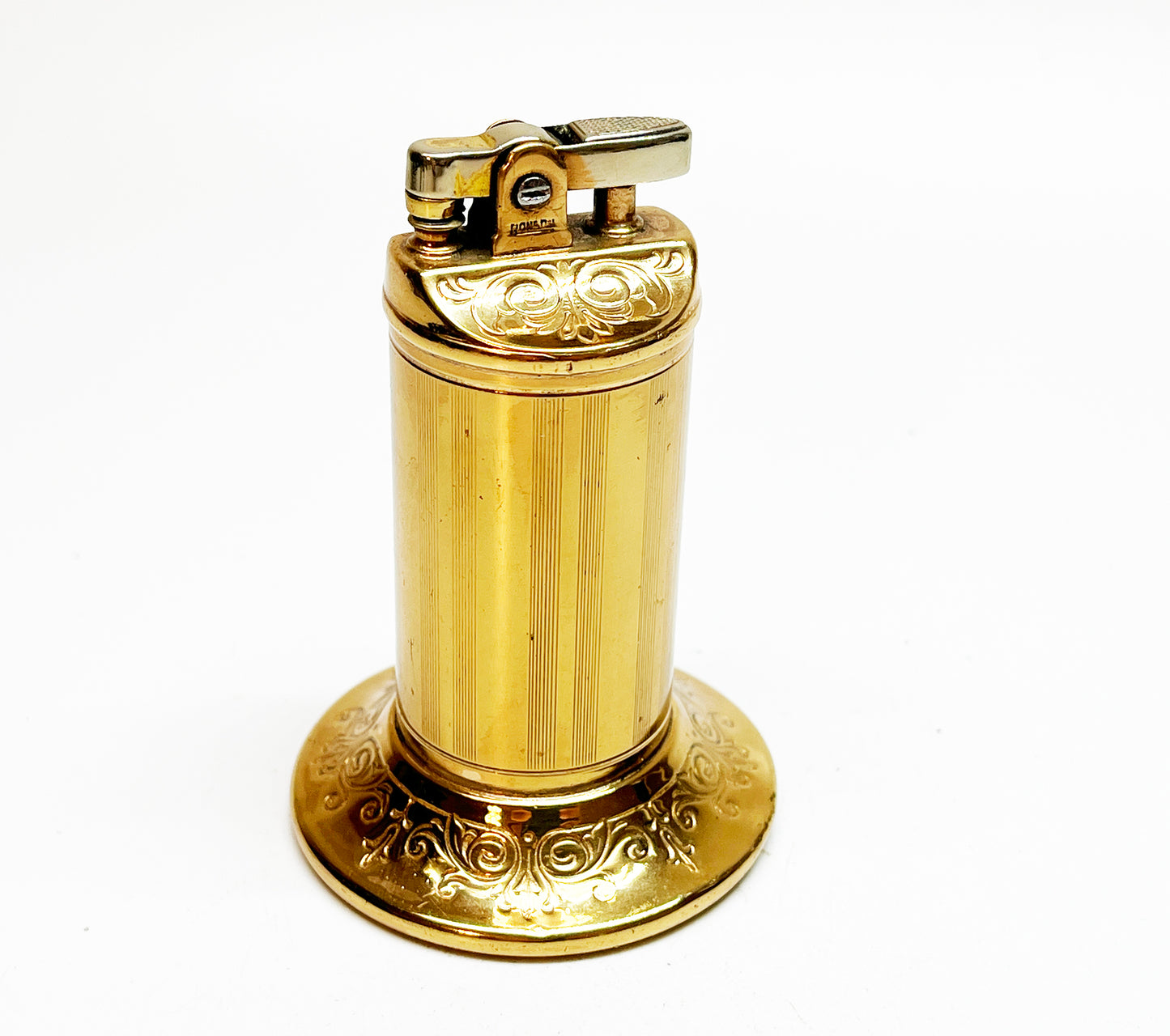 1930s Ronson Duchess Gold Plated Table Lighter