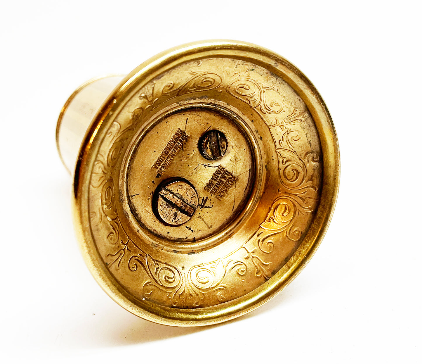 1930s Ronson Duchess Gold Plated Table Lighter