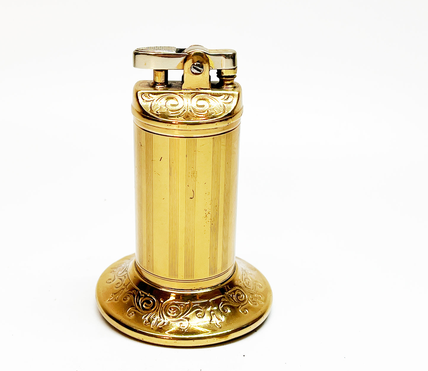 1930s Ronson Duchess Gold Plated Table Lighter