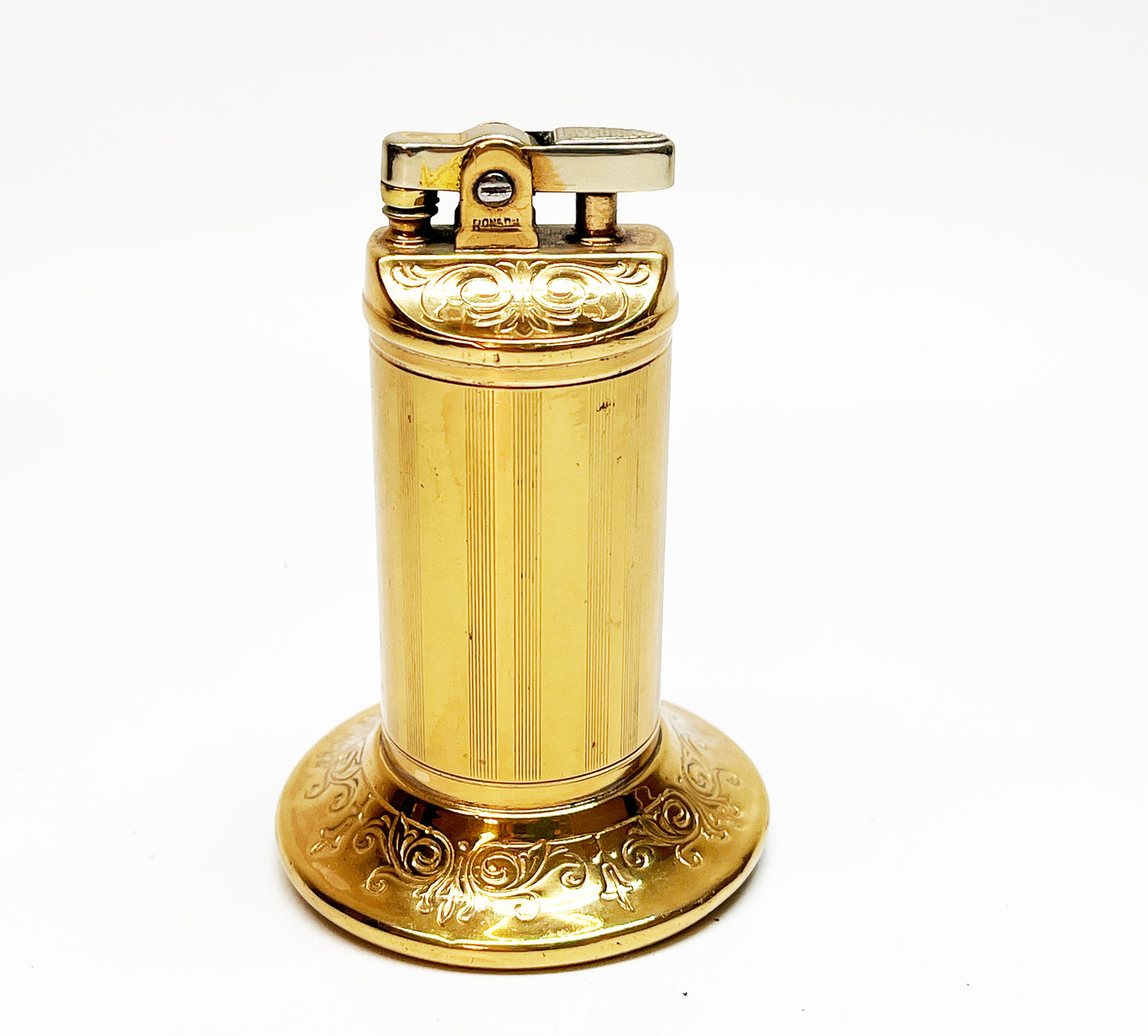1930s Ronson Duchess Gold Plated Table Lighter