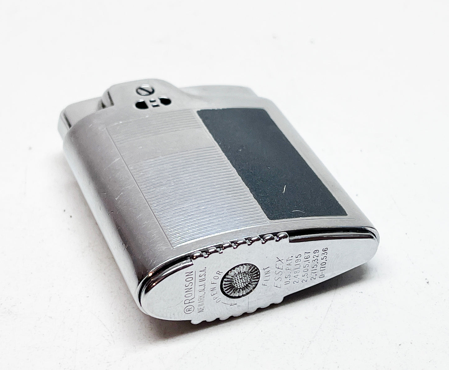 1950s Ronson Essex Machined Pattern Lighter