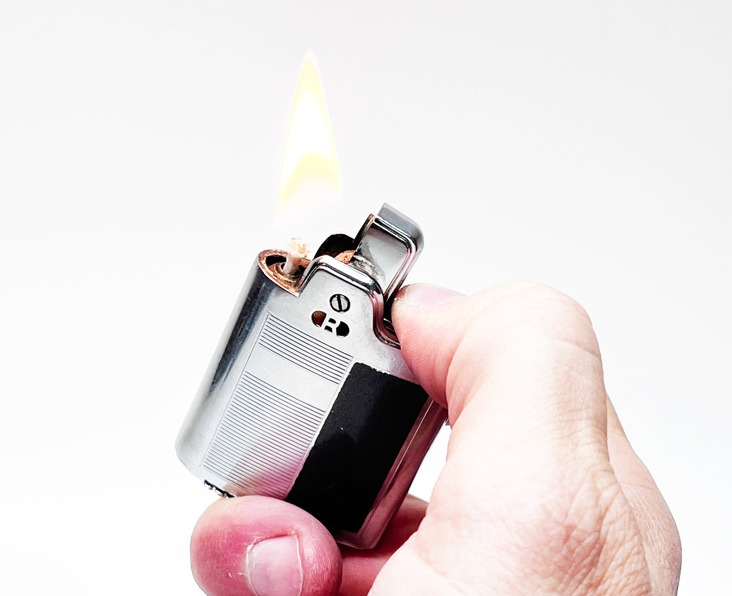 1950s Ronson Essex Machined Pattern Lighter