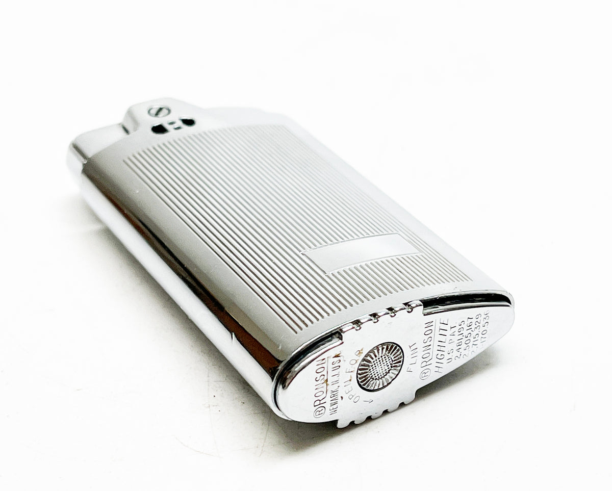 1950s Ronson Highlite Machined Pattern Lighter