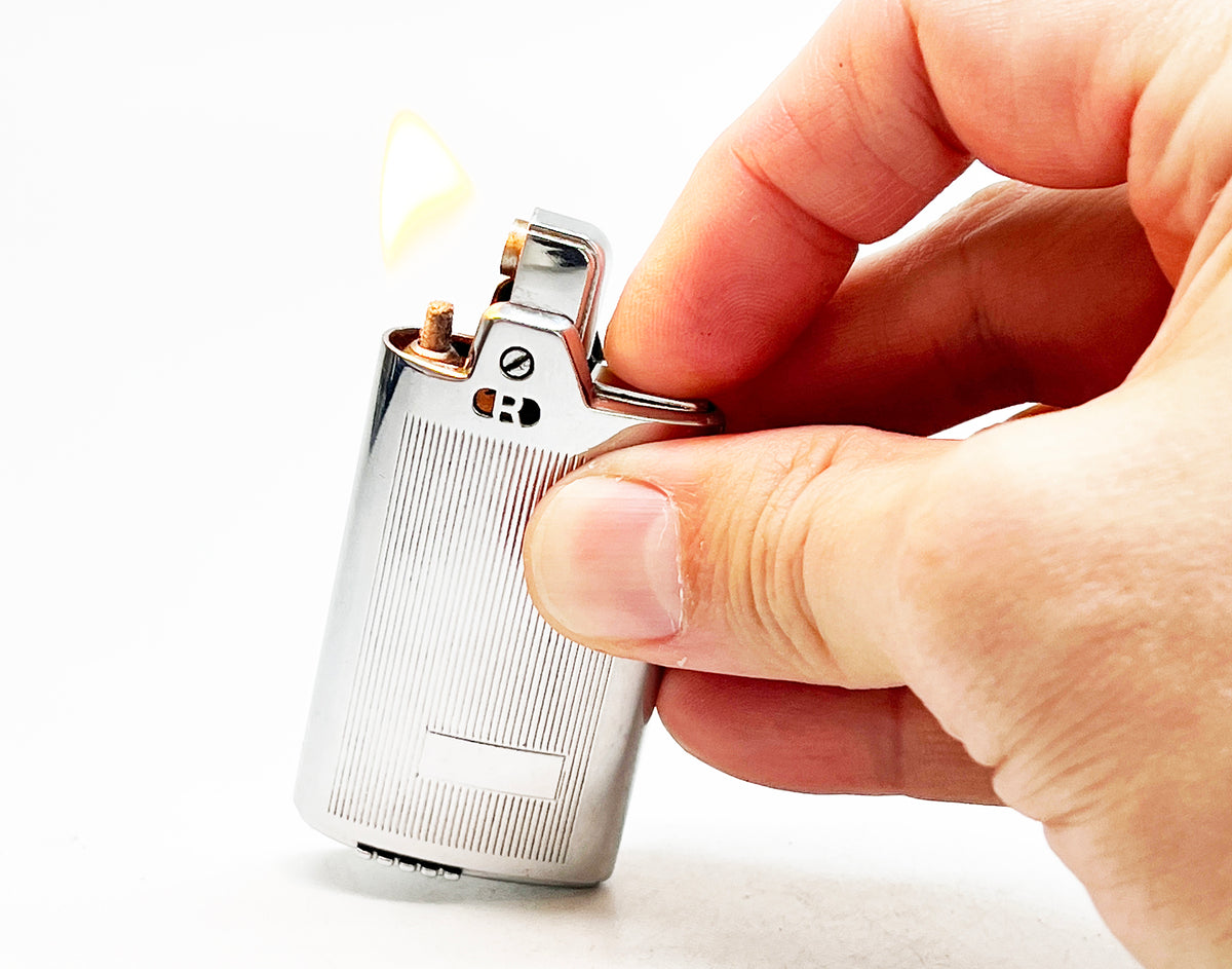 1950s Ronson Highlite Machined Pattern Lighter