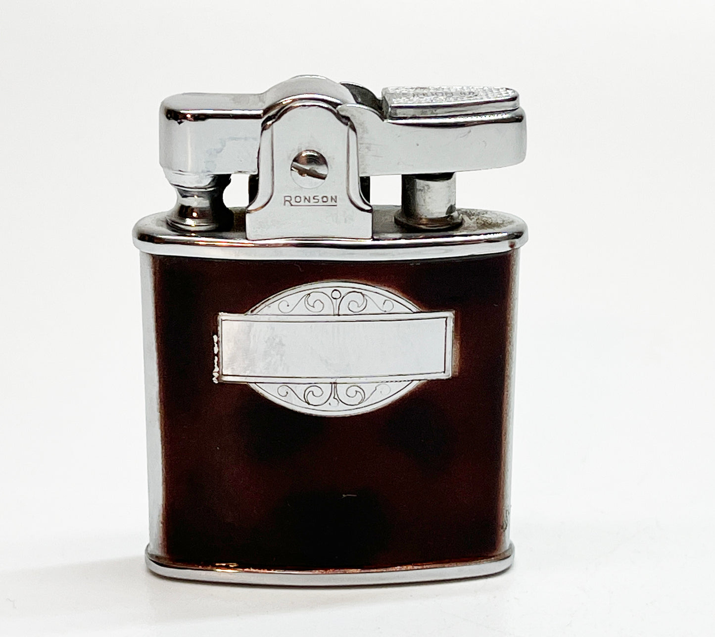 1940s Ronson Princess Lighter with Felt Pouch