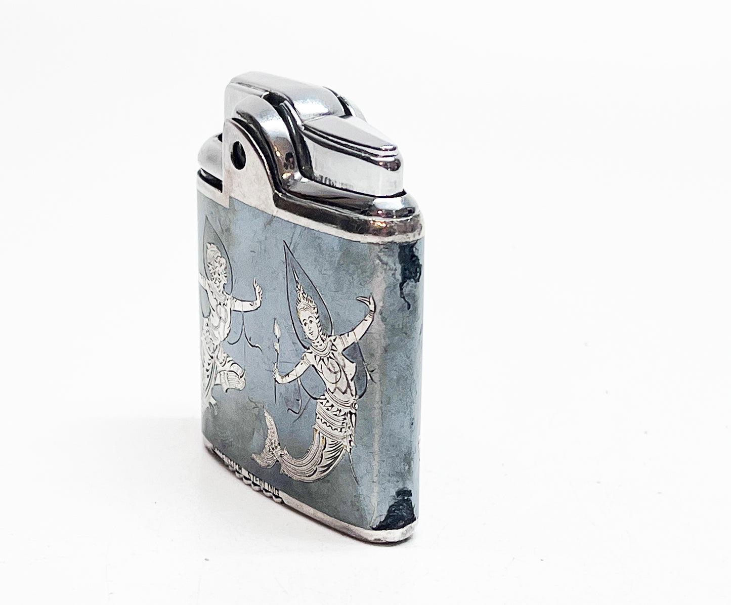 1950s Sterling Silver Working Whirlwind Imperial Ronson Lighter