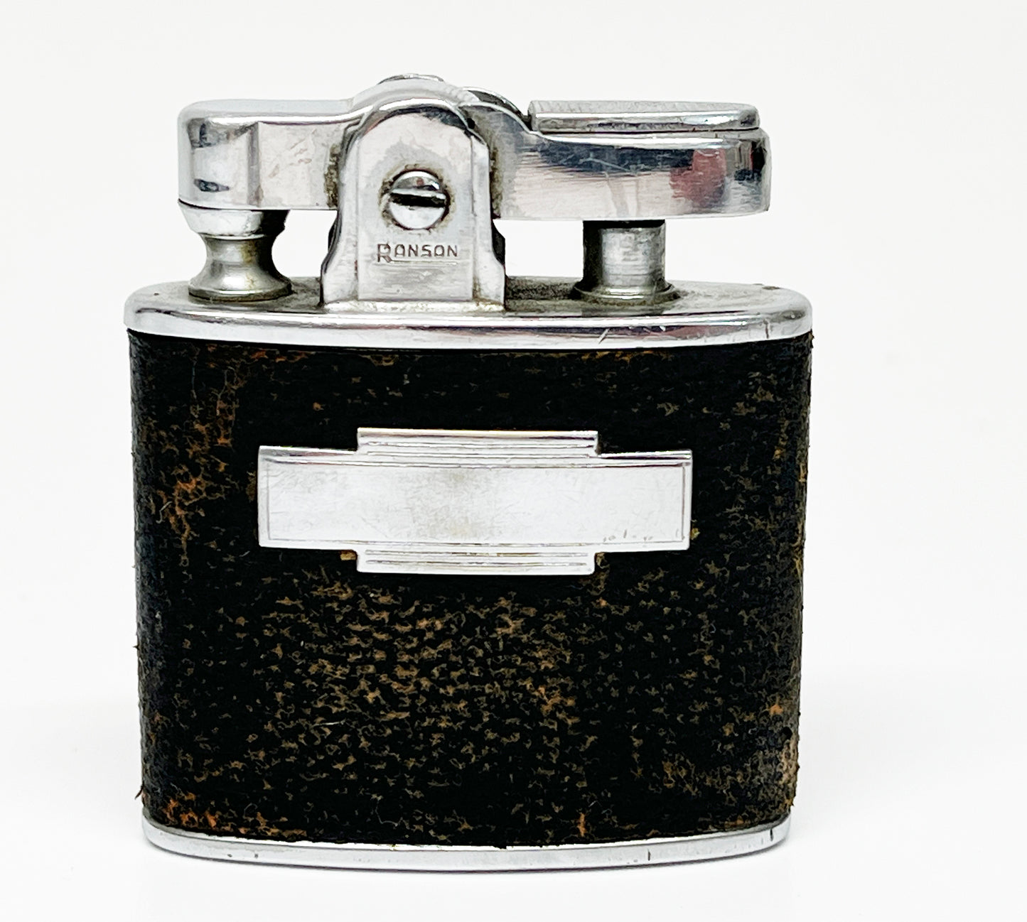 Working 1940s Ronson Standard Leather Wrapped Lighter