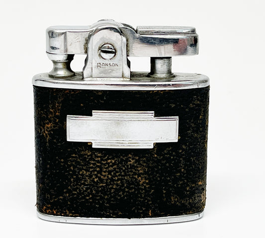 Working 1940s Ronson Standard Leather Wrapped Lighter
