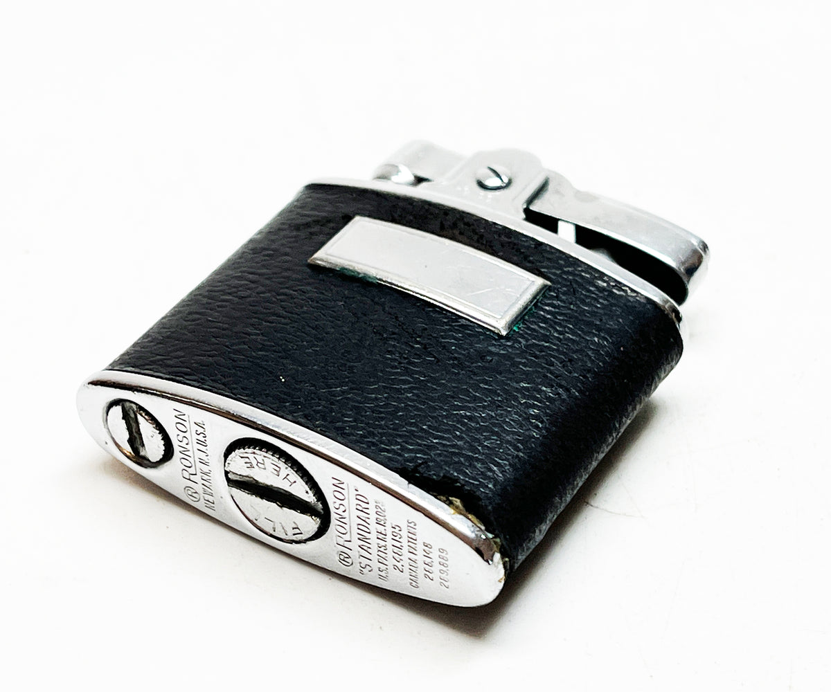 1940s Ronson Standard Leather Wrapped Lighter