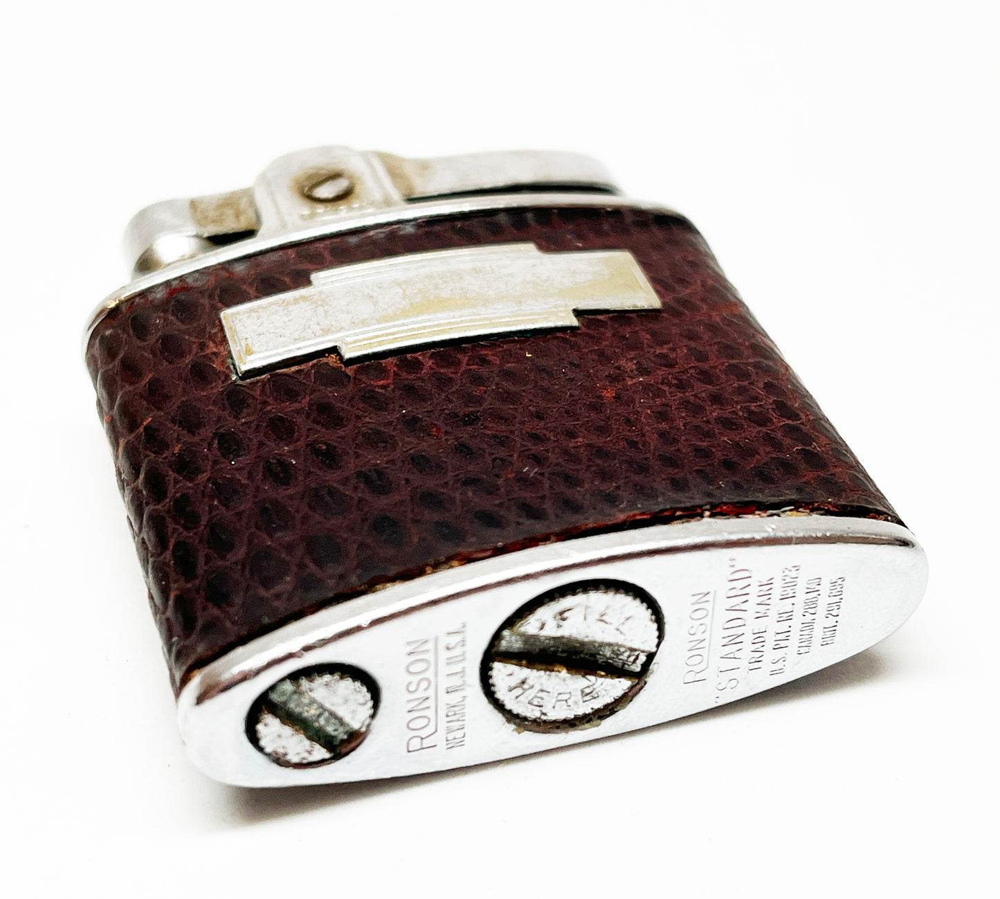 1940s Ronson Standard Leather Wrapped Lighter