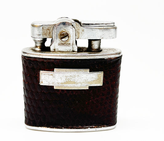1940s Ronson Standard Leather Wrapped Lighter
