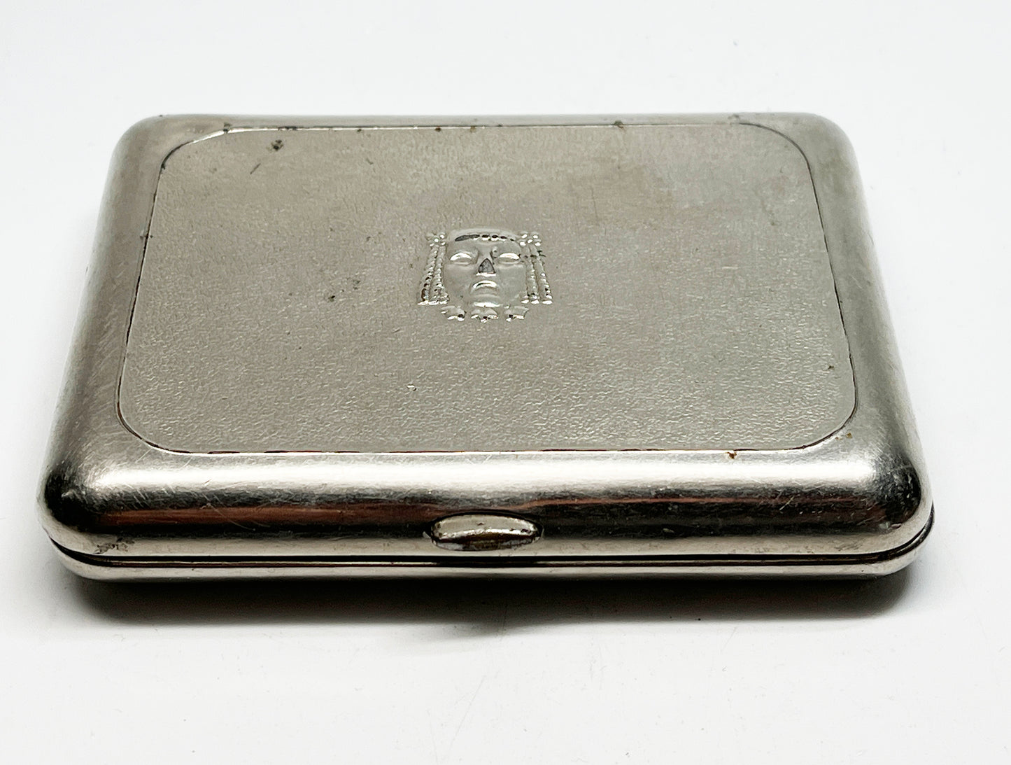 1930s Russian Embossed Metal Cigarette Case