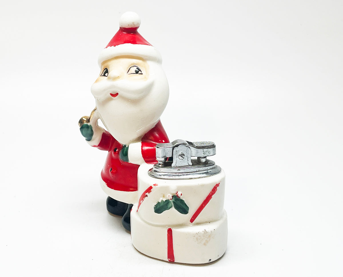 1950s Santa Claus Figural Made In Occupied Japan Table Vintage Lighter