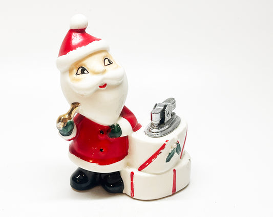 1950s Santa Claus Figural Made In Occupied Japan Table Vintage Lighter