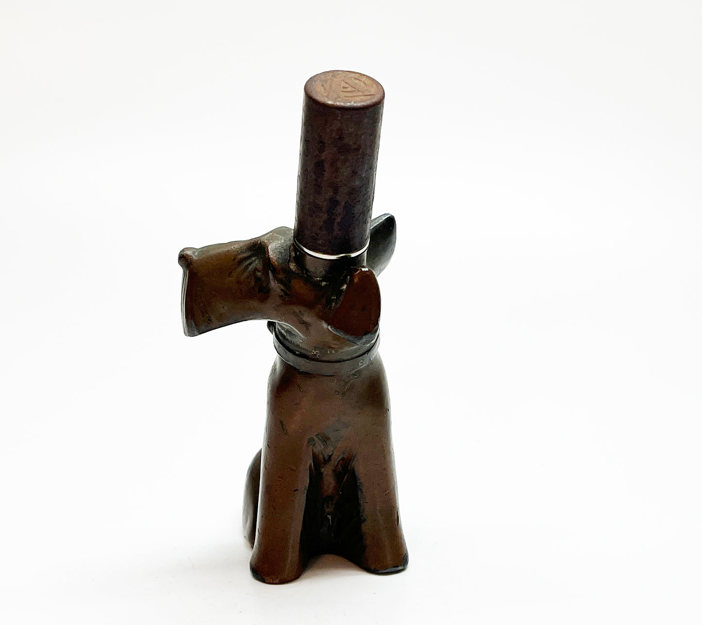 1940s Copper Dog Figural Lighter