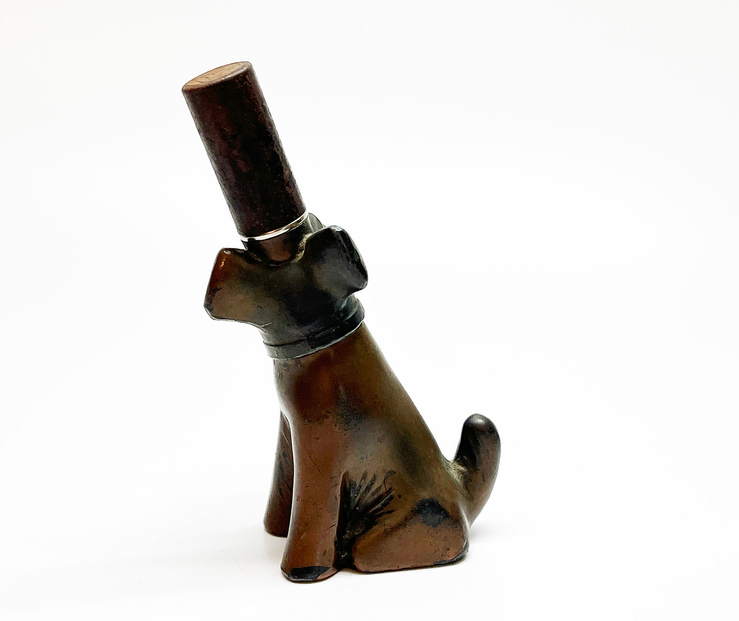 1940s Copper Dog Figural Lighter