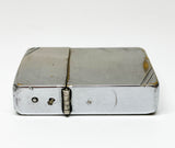 1937-1942 Zippo Diagonal Slash Corner Working Lighter with 1947 - 1949 Nickel Silver Insert