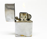 1937-1942 Zippo Diagonal Slash Corner Working Lighter with 1947 - 1949 Nickel Silver Insert