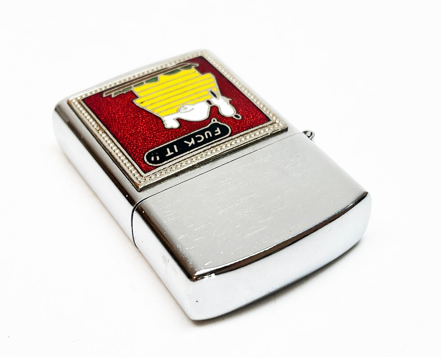 1960s Snoopy "Fuck It" Vietnam Era Flip Top Lighter