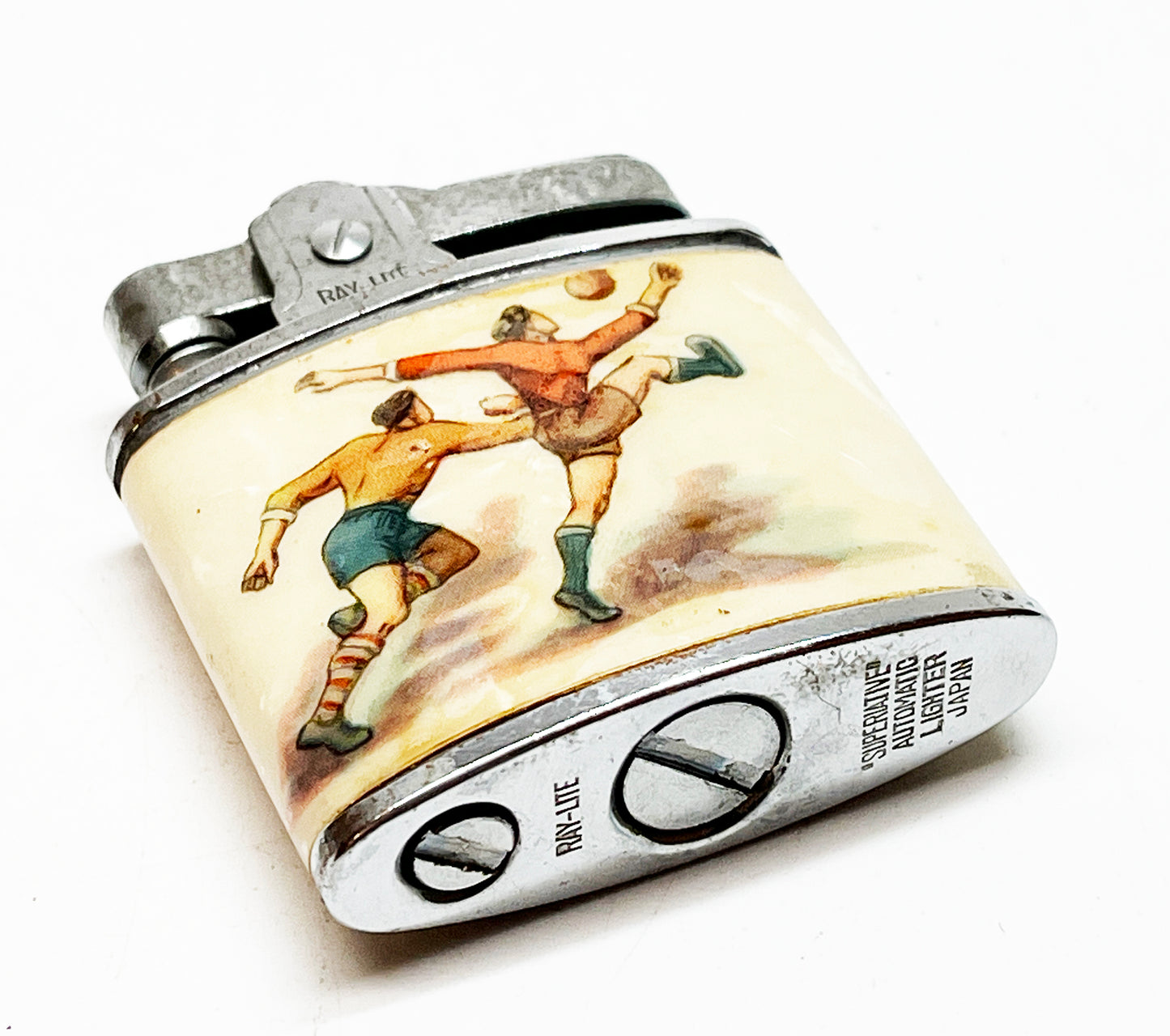 Working 1950s Soccer / Football Themed Lighter