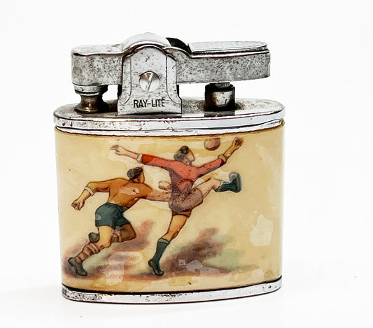 Working 1950s Soccer / Football Themed Lighter