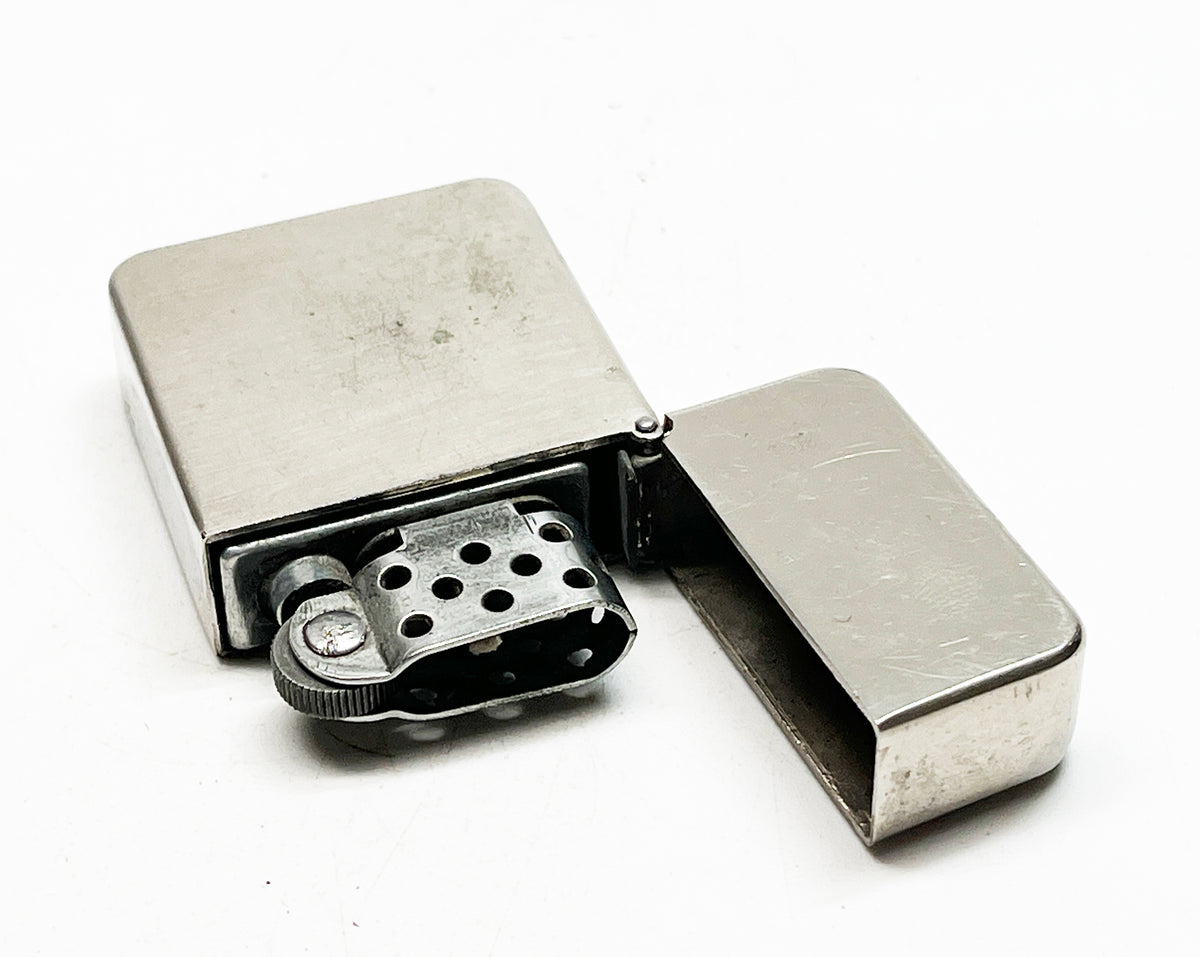 1940s Vintage Steel Case Unmarked Flip Top Lighter