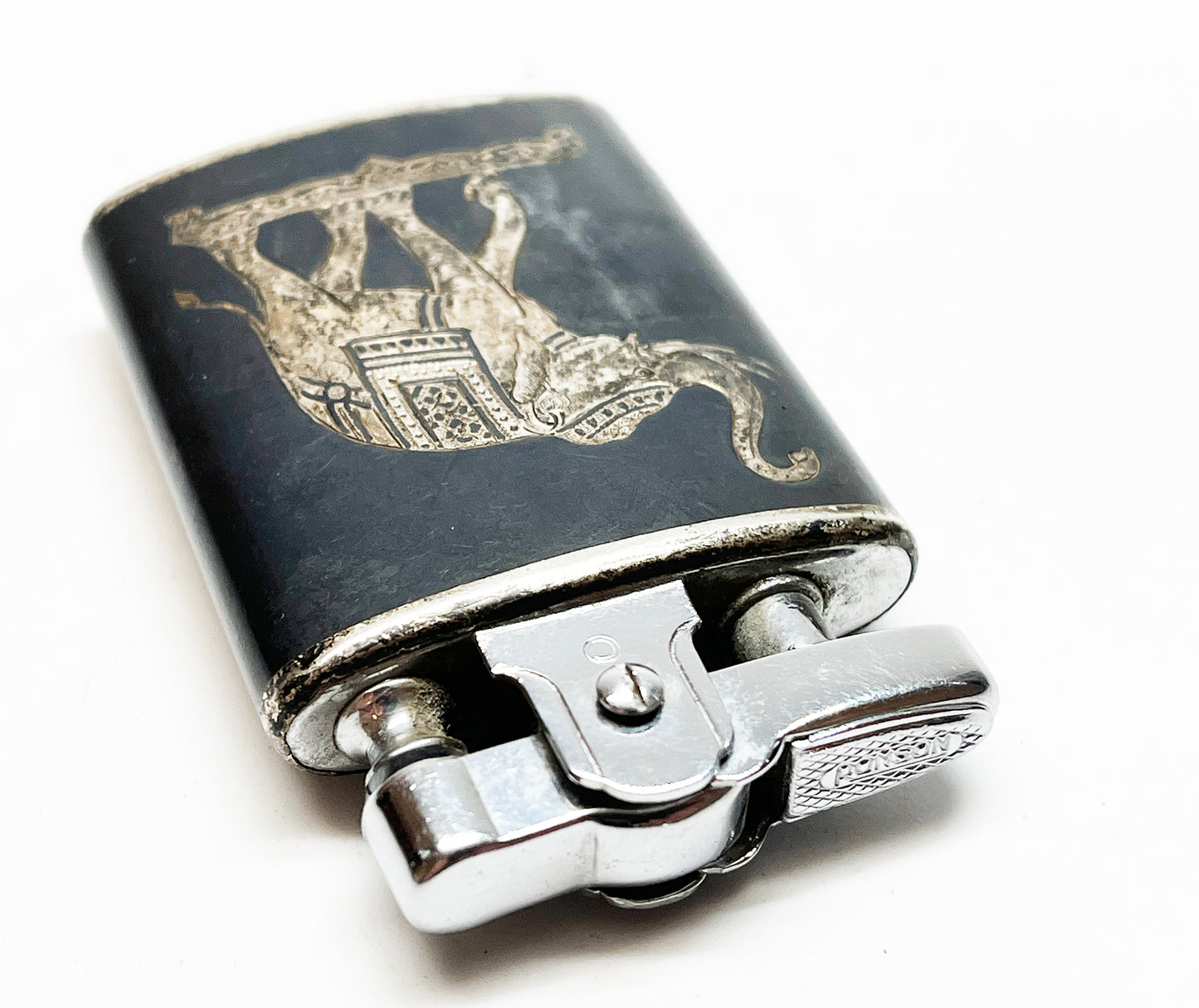 Sterling Silver Wrapped Ronson Banker Lighter