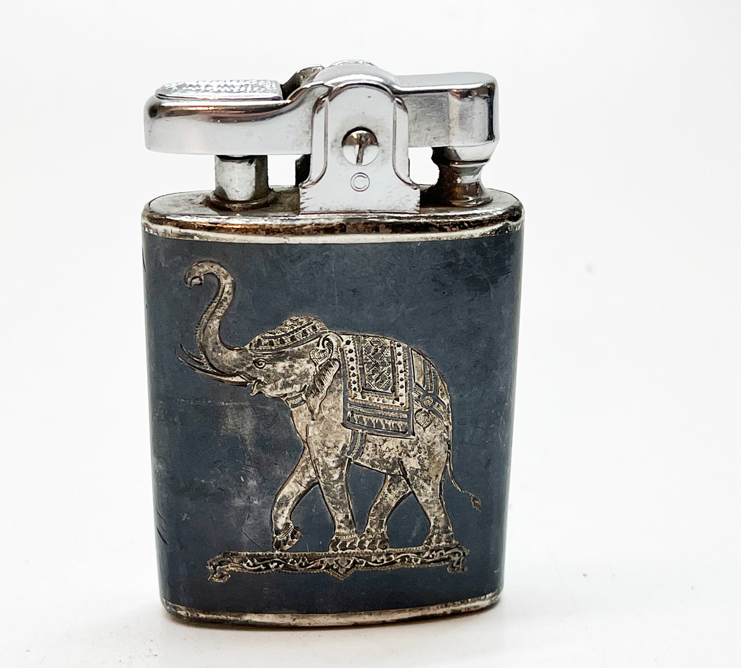 Sterling Silver Wrapped Ronson Banker Lighter