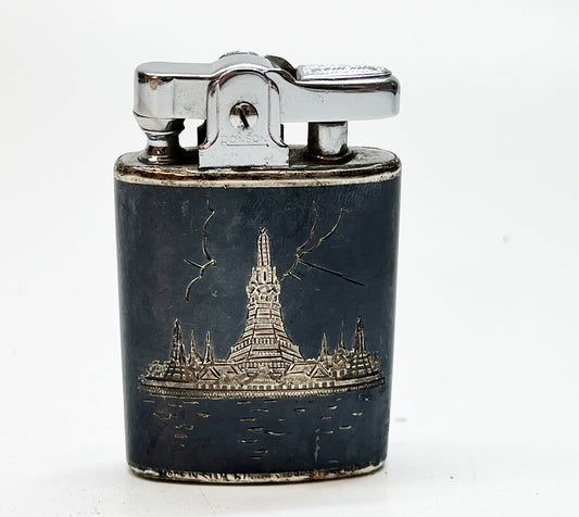 Sterling Silver Wrapped Ronson Banker Lighter