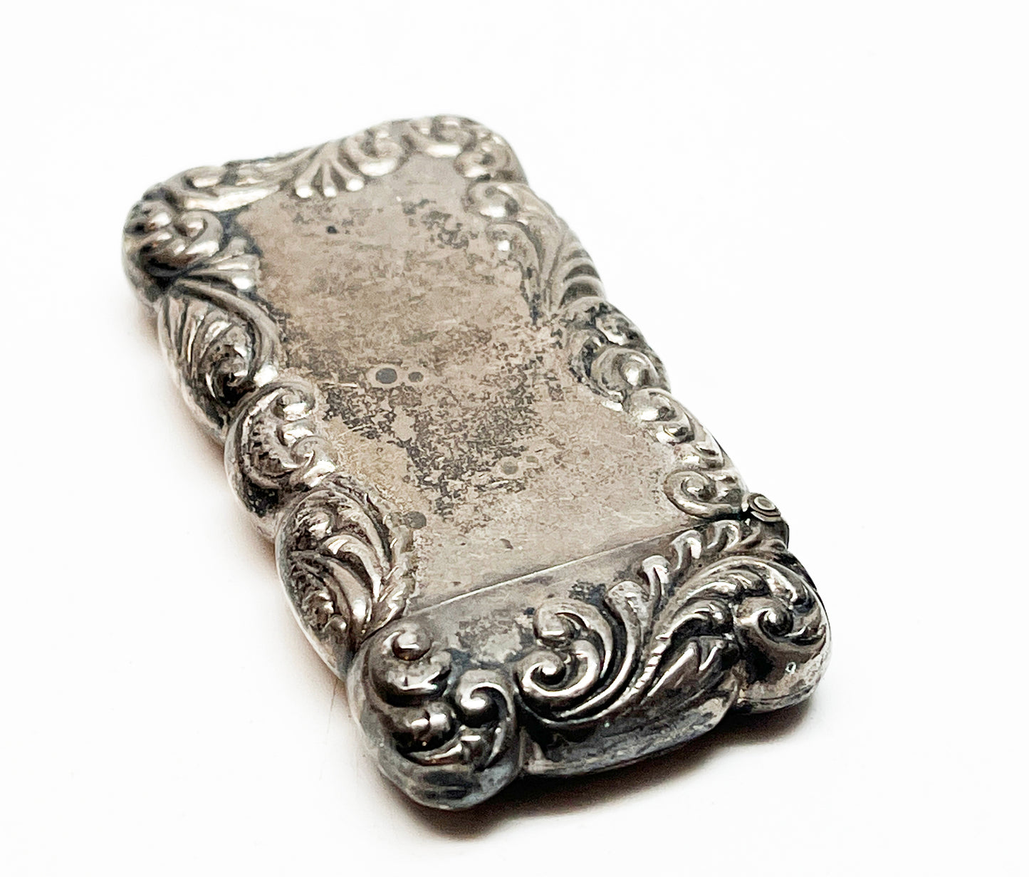 Sterling Silver Vesta Match Case